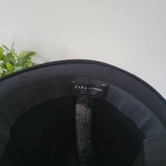 Zara Fedora 100% Wool Felt Hat - Picture 6 of 6